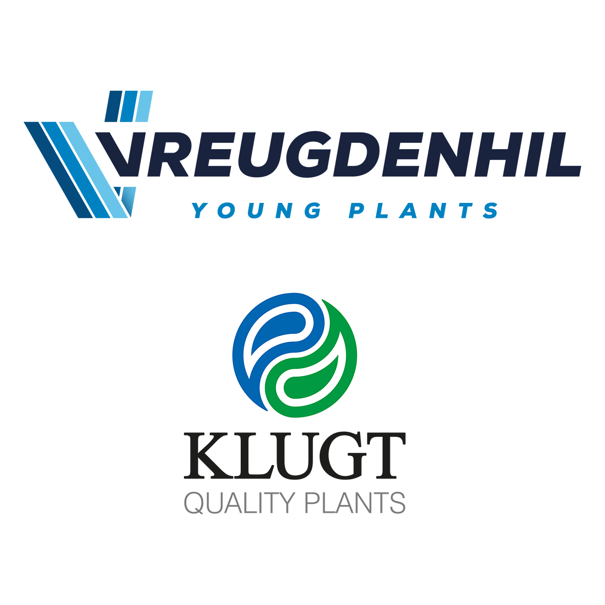 Logo Vreugdenhil Young Plants & Klugt Quality Plants